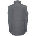 Convoy Grey - Back - Russell Mens Heavy Duty Gilet