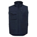 French Navy - Front - Russell Mens Heavy Duty Gilet