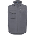 Convoy Grey - Front - Russell Mens Heavy Duty Gilet