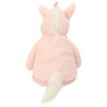 Pink - Back - Mumbles Zipped Unicorn Plush Toy