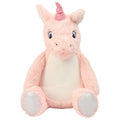 Pink - Front - Mumbles Zipped Unicorn Plush Toy
