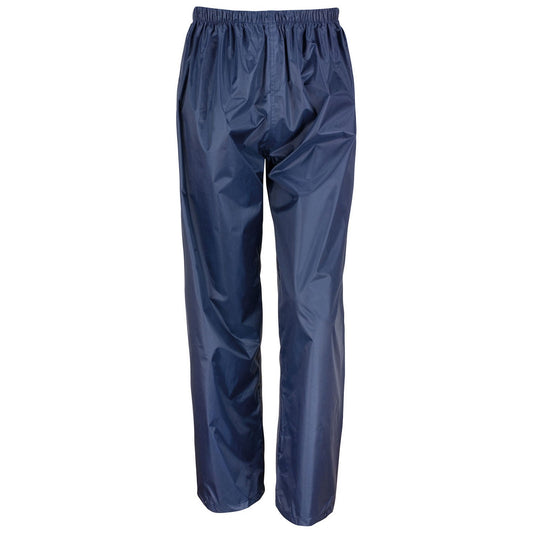 Navy - Front - Result Core Unisex Adult Waterproof Trousers