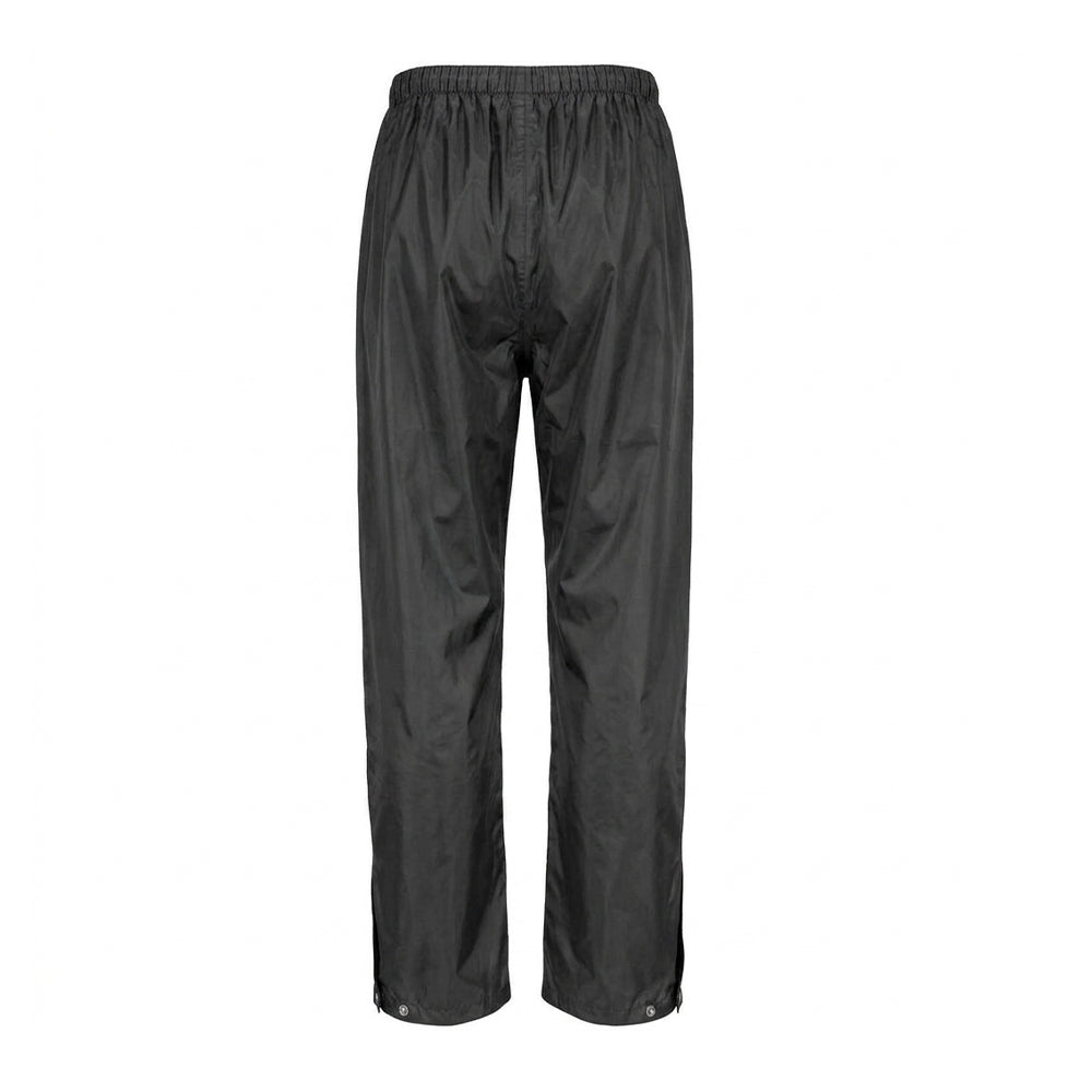 Black - Back - Result Core Unisex Adult Waterproof Trousers