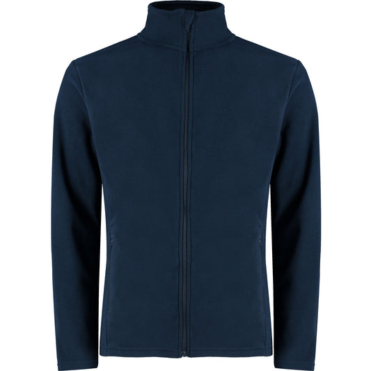 Navy - Front - Kustom Kit Mens Corporate Microfleece Regular Fleece Jacket