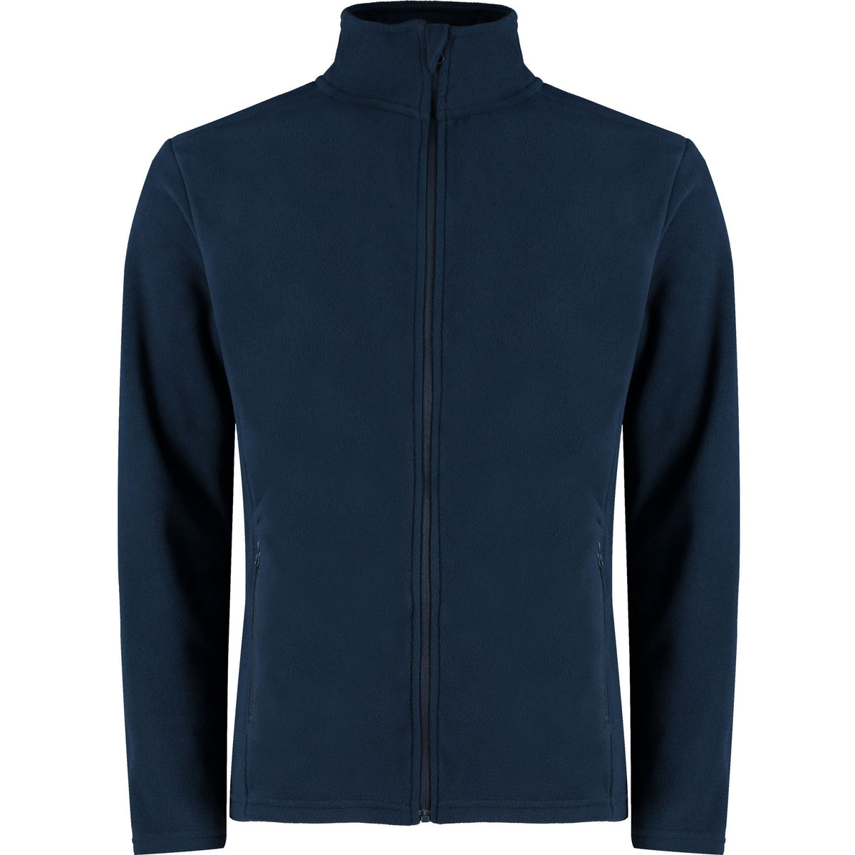 Navy - Front - Kustom Kit Mens Corporate Microfleece Regular Fleece Jacket