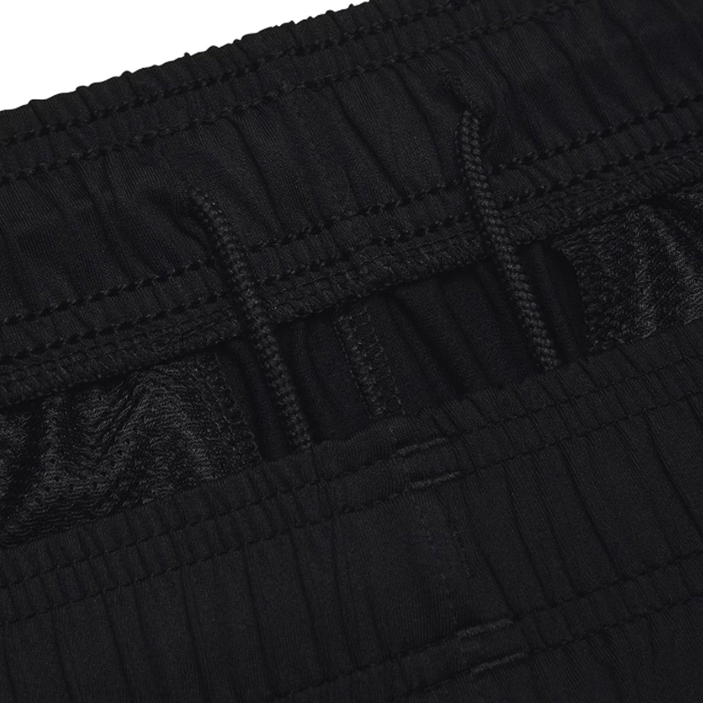 Black - Side - Under Armour Mens Logo Vent Shorts