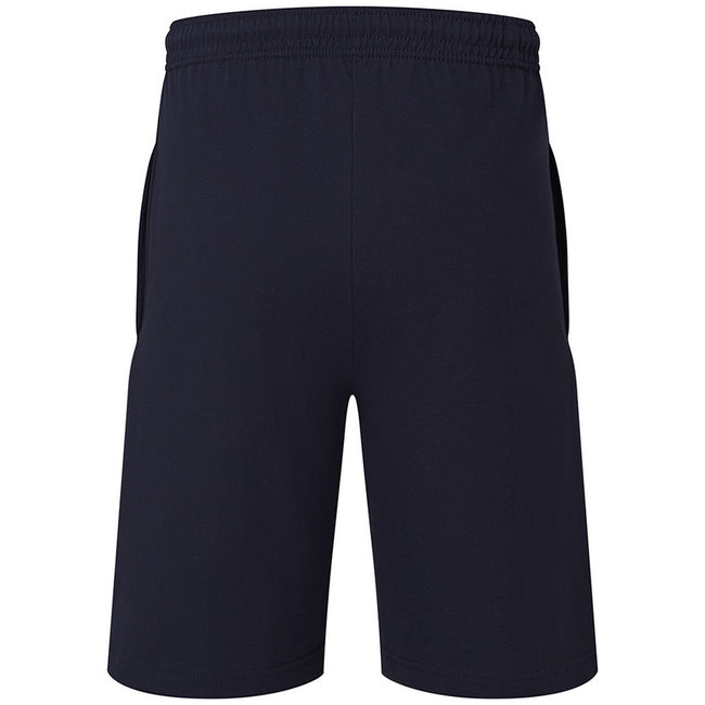 Deep Navy - Back - Fruit Of The Loom Mens Iconic 195 Jersey Shorts