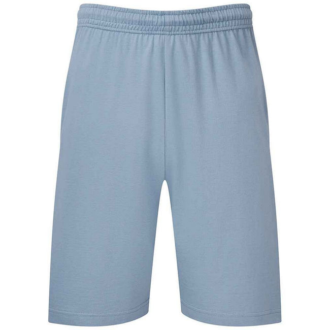 Mineral Blue - Front - Fruit Of The Loom Mens Iconic 195 Jersey Shorts