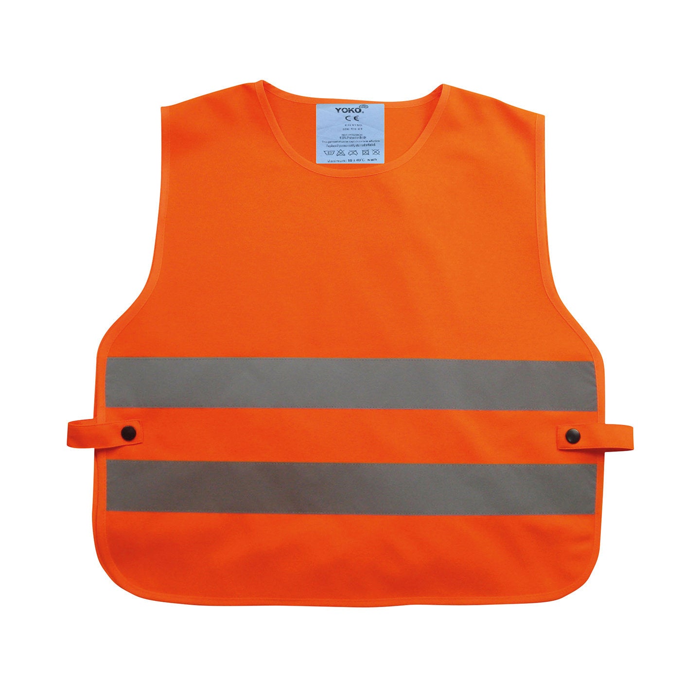 Orange - Front - Yoko Childrens-Kids Hi-Vis Tabard