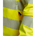 Yellow-Black - Back - Portwest Unisex Adult PW3 Hi-Vis Soft Shell Jacket