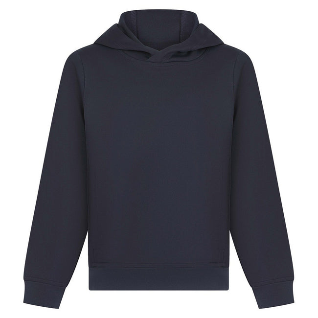 Navy - Front - Finden & Hales Childrens-Kids Team Hoodie