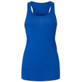 True Royal - Front - Bella + Canvas Womens-Ladies Flowy Racerback Tank Top