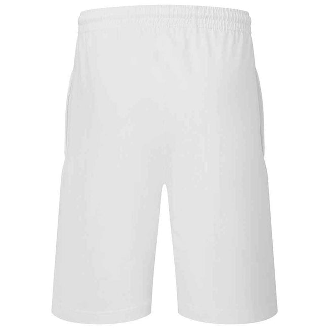 White - Back - Fruit of the Loom Mens Iconic Jersey Shorts