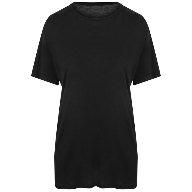 Jet Black - Front - Ecologie Mens EcoViscose T-Shirt