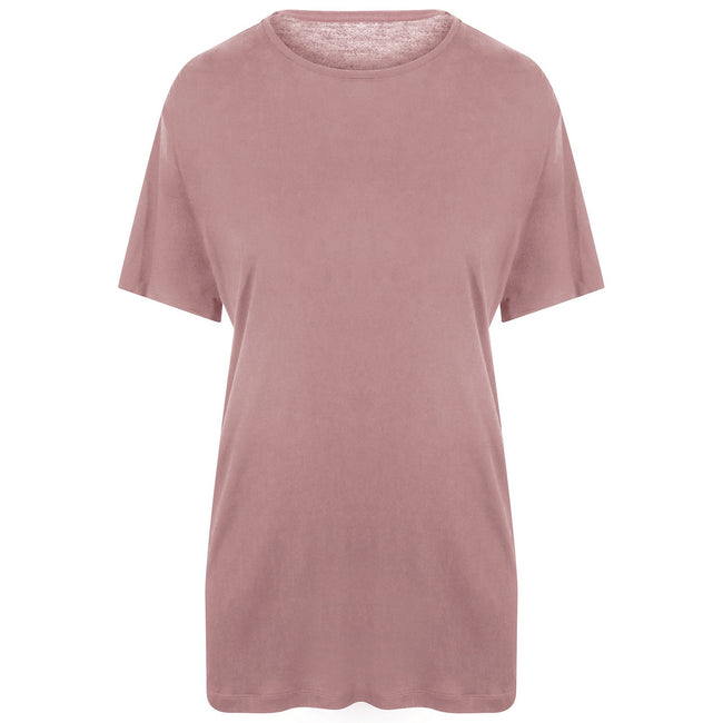 Dusty Pink - Front - Ecologie Mens EcoViscose T-Shirt