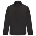 Charcoal - Front - PRO RTX Mens Three Layer Soft Shell Jacket