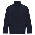 Navy - Front - PRO RTX Mens Three Layer Soft Shell Jacket
