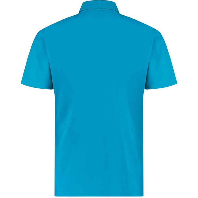 Turquoise - Back - Kustom Kit Mens Workforce Regular Polo Shirt