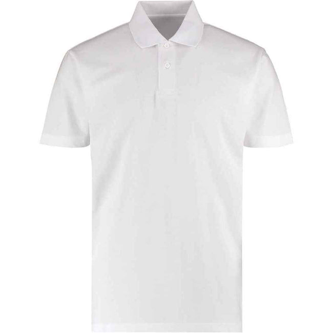 White - Front - Kustom Kit Mens Workforce Regular Polo Shirt
