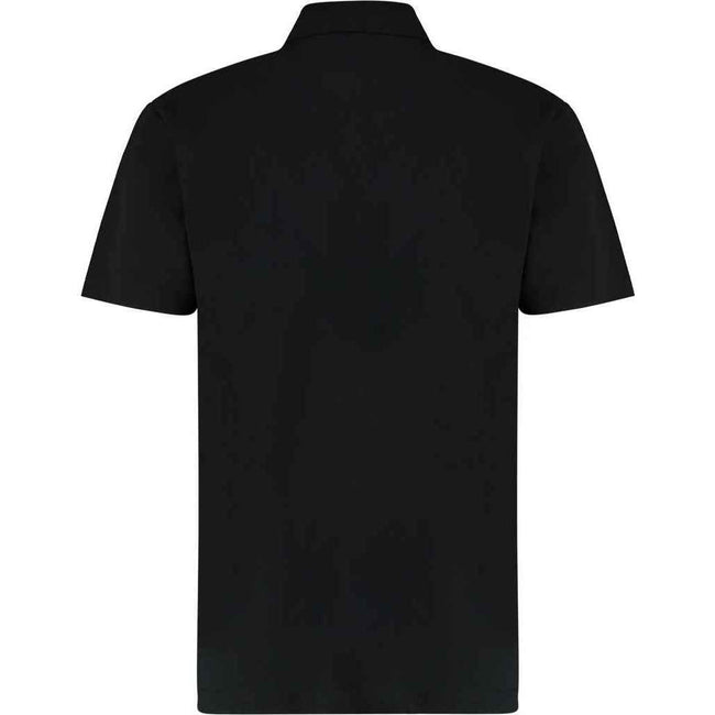 Black - Back - Kustom Kit Mens Workforce Regular Polo Shirt