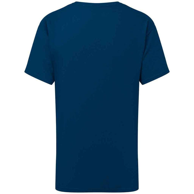 Mountain Blue - Back - Fruit of the Loom Childrens-Kids Iconic 195 Plain T-Shirt