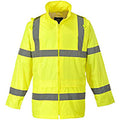 Yellow - Front - Portwest Hi-Vis Rain Jacket (H440) - Safetywear - Workwear