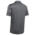 Graphite-Black - Back - Under Armour Mens Tech Polo Shirt