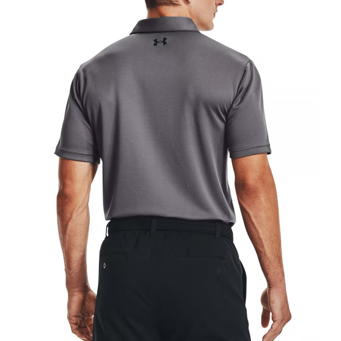 Graphite-Black - Lifestyle - Under Armour Mens Tech Polo Shirt