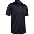 Black-Graphite - Front - Under Armour Mens Tech Polo Shirt