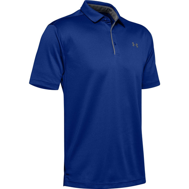 Royal Blue - Front - Under Armour Mens Tech Polo Shirt