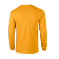 Gold - Back - Gildan Unisex Adult Ultra Cotton Long-Sleeved T-Shirt