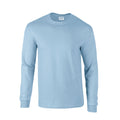 Light Blue - Front - Gildan Unisex Adult Ultra Cotton Long-Sleeved T-Shirt