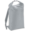 Light Grey - Front - Bagbase Icon Roll-Top Backpack