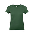 Bottle Green - Front - B&C Womens-Ladies E190 T-Shirt