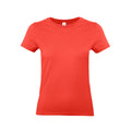 Sunset Orange - Front - B&C Womens-Ladies E190 T-Shirt
