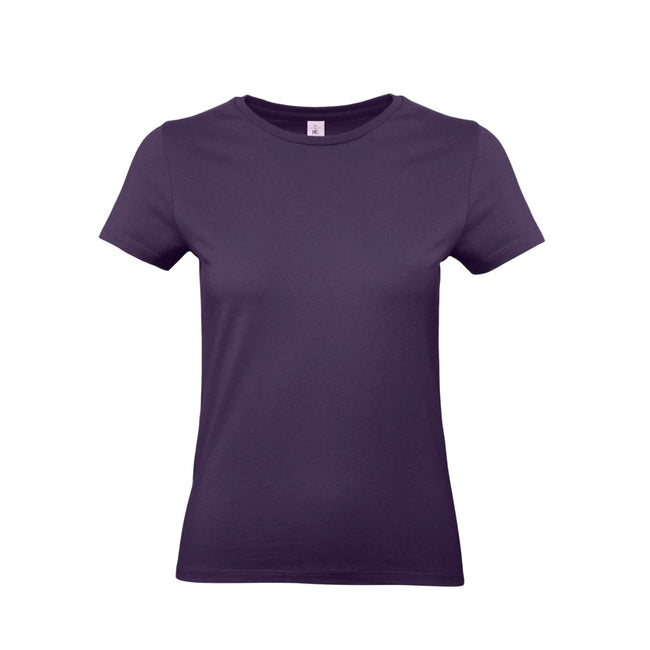 Urban Purple - Front - B&C Womens-Ladies E190 T-Shirt