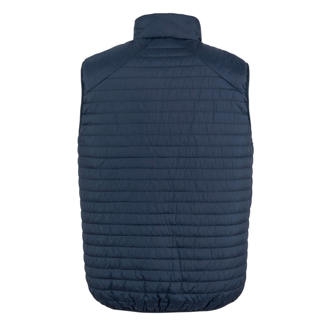 Navy-Lime - Back - Result Unisex Adult Thermoquilt Gilet