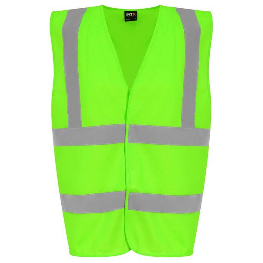 Lime - Front - PRORTX Unisex Adult Waistcoat