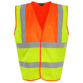 Yellow-Orange - Front - PRORTX Unisex Adult Waistcoat