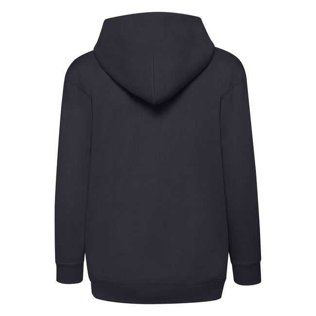 Deep Navy - Back - Fruit Of The Loom Childrens-Kids Classic Full Zip Hoodie