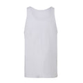 White - Front - Bella + Canvas Unisex Adult Jersey Tank Top