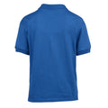 Royal Blue - Back - Gildan Childrens-Kids Dryblend Jersey Knitted Polo Shirt