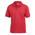 Red - Front - Gildan Childrens-Kids Dryblend Jersey Knitted Polo Shirt