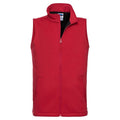 Classic Red - Front - Russell Mens Smart Softshell Gilet