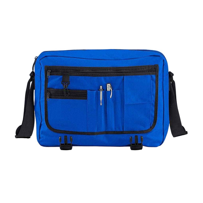 Bright Royal Blue - Back - Bagbase Flap Top 11L Messenger Bag
