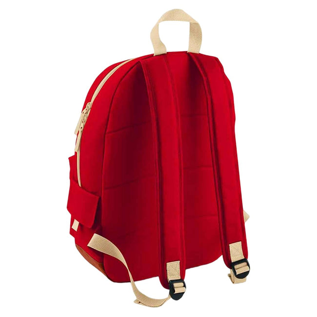 Classic Red - Back - Bagbase Heritage Backpack