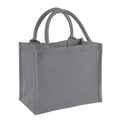 Graphite Grey - Back - Westford Mill Mini Jute Gift Bag