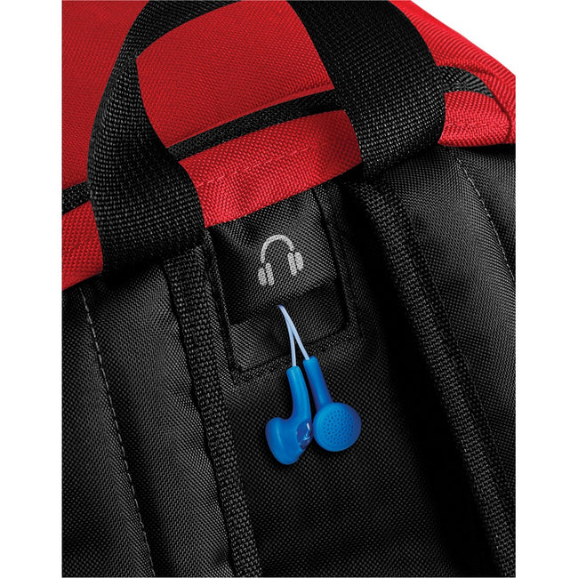 Classic Red-Black-White - Side - Quadra Pro Team Backpack