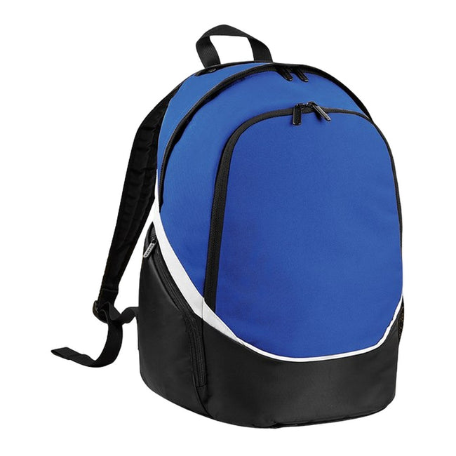 Bright Royal Blue-Black-White - Front - Quadra Pro Team Backpack