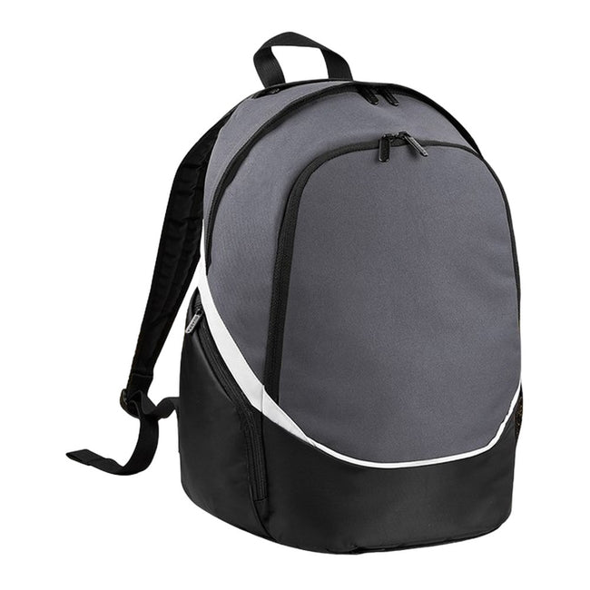 Graphite-Black-White - Front - Quadra Pro Team Backpack